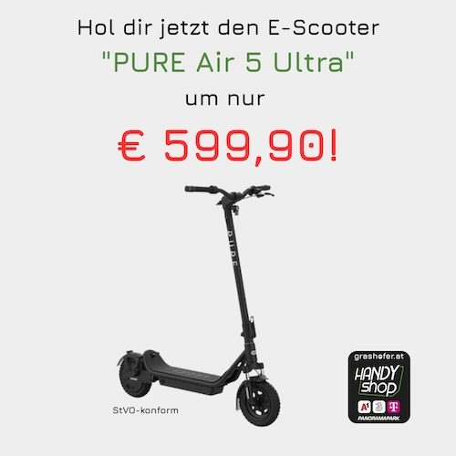 E-Scooter PURE Air 5 Ultra um 599,90 Euro