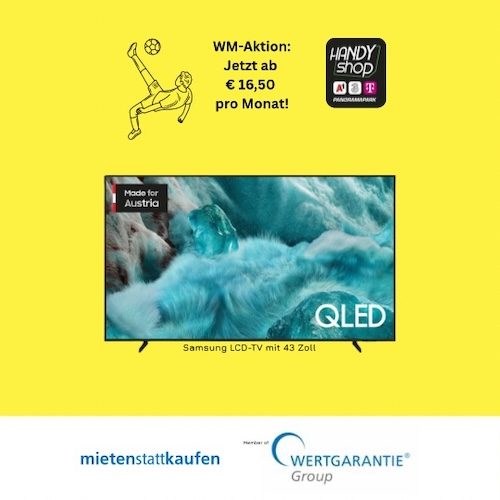 TV-Aktion Mieten-statt-Kaufen ab 16,50 Euro monatlich